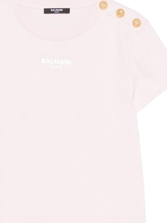 26SS [키즈] 발망 티셔츠 BY8A01Z3672 51EOR - BALMAIN