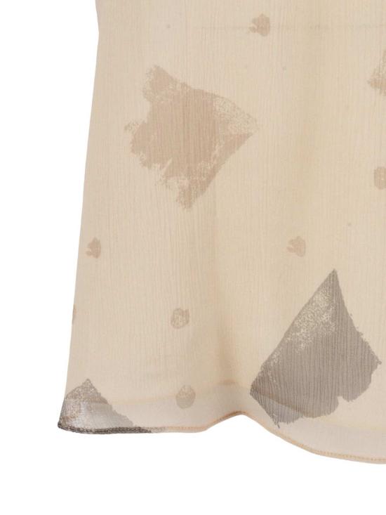  엠포리오 아르마니 블라우스 탑 베이지 - EMPORIO ARMANI