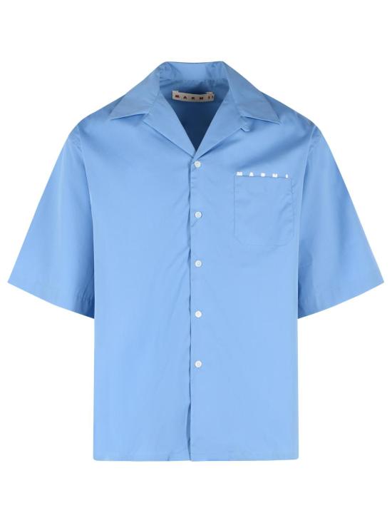 26SS 마르니 긴팔 셔츠 CUMU0213PP USCT88LWB31 Light Blue