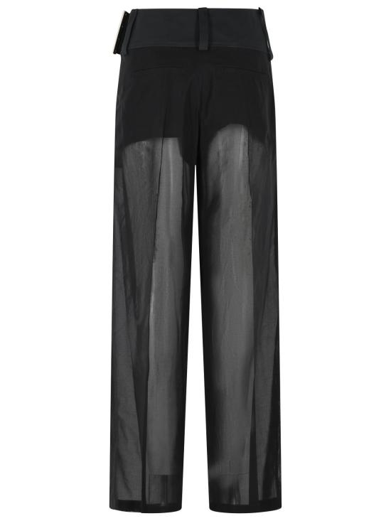 26SS 스포트막스 스트레이트 팬츠 2612131033004 Black - SPORTMAX