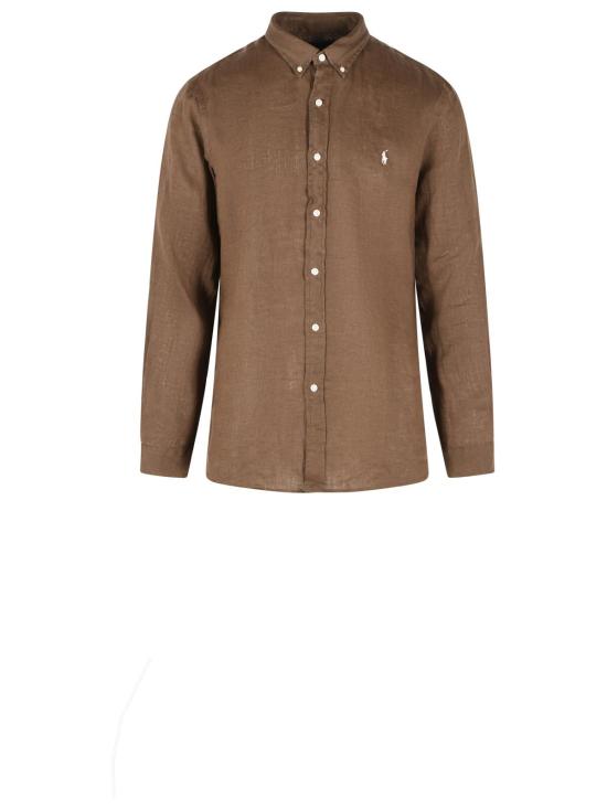 26SS 폴로 랄프로렌 긴팔 셔츠 710968915500 Brown