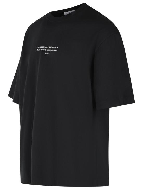 26SS 오프화이트 폴로 티셔츠 44MAA120S26J007001 Black - OFF WHITE