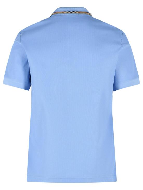 26SS 버버리 폴로 티셔츠 8126956A1647 Light Blue - BURBERRY