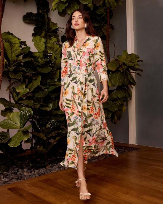  카바예로 롱 원피스 아주라 드레스