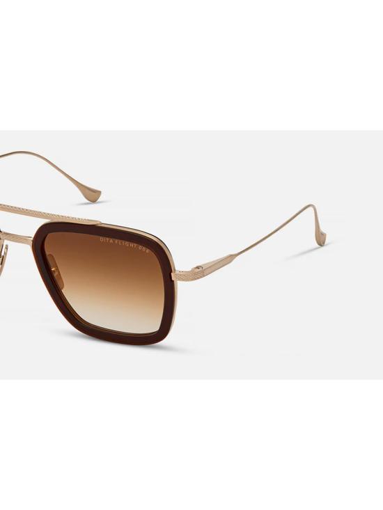 26SS 디타 선글라스 7806 W RTB GLD 52 FLIGHT 006 ROOT BEER ANTIQUE WHITE G - DITA