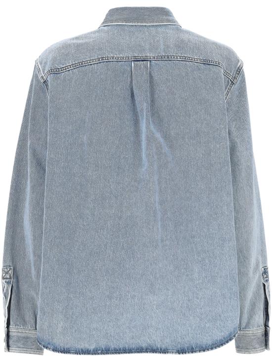 25FW 구찌 인서트 워시드 데님 셔츠 835220 XDDCY4452 - GUCCI