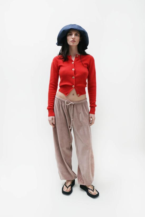  베이스레인지 가디건 레드 티어 카디건 - BASERANGE