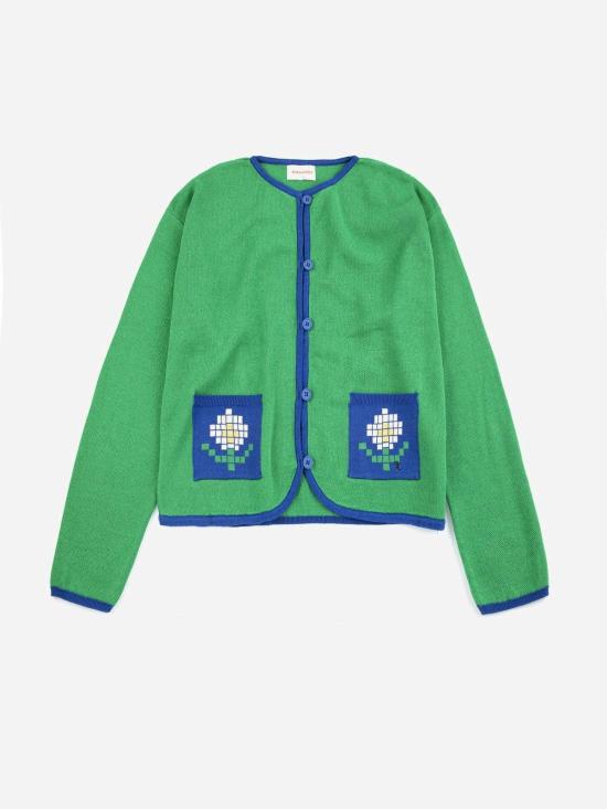  보보쇼즈 가디건 보보 초세스 픽셀 데이지 파인 코튼 - BOBO CHOSES