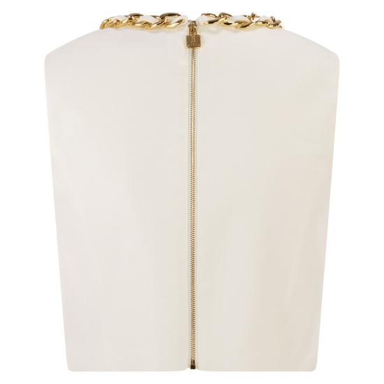 26SS 엘리자베타프랜치 민소매 티셔츠 TO06062E2 IVORY - ELISABETTA FRANCHI