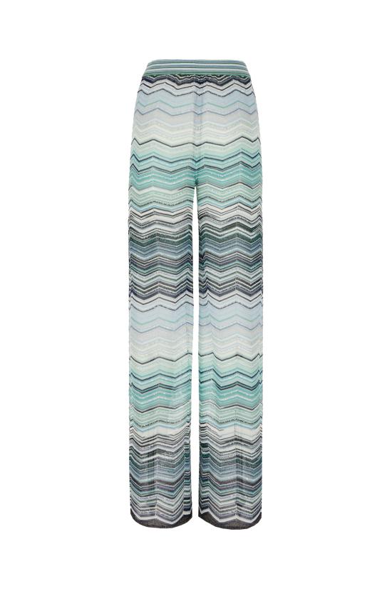 26SS 미소니 스트레이트 팬츠 DS26SI0CBK01H9 SMSN4 TURQUOISE TONE - MISSONI