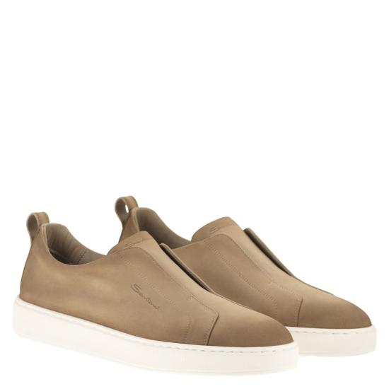 26SS 산토니 스니커즈 MBCD21995BARTFEH BEIGE - SANTONI