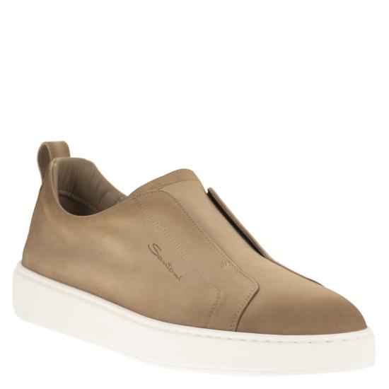 26SS 산토니 스니커즈 MBCD21995BARTFEH BEIGE - SANTONI
