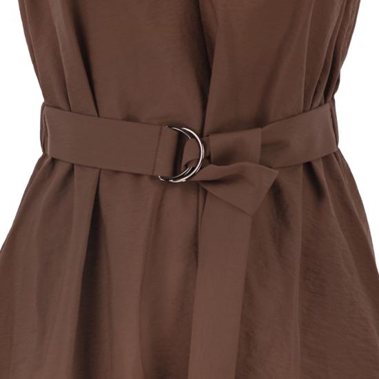 26SS 브루넬로 쿠치넬리 미디 원피스 M0F79A5092 BROWN - BRUNELLO CUCINELLI