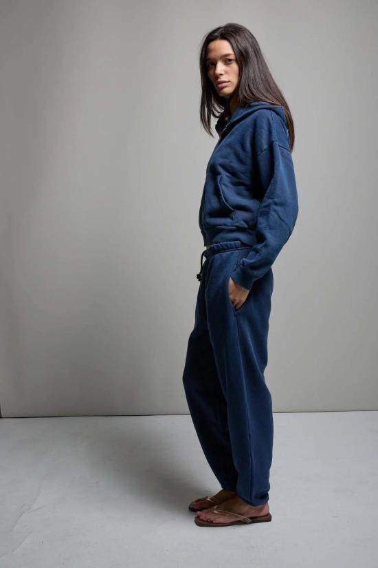  아셀 스웨터 애셔 로지 지퍼 후드티 스웨트셔츠 카뎃 블루 - ASHER