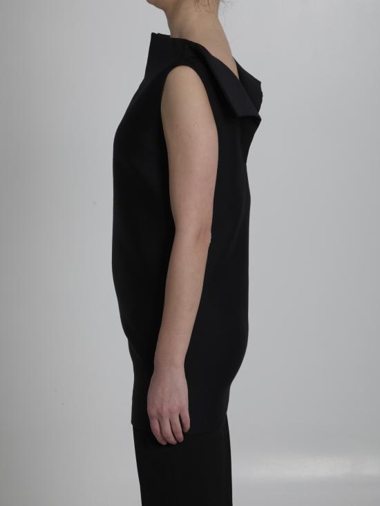 26SS 발렌시아가 미디 원피스 872522 BLACK - BALENCIAGA