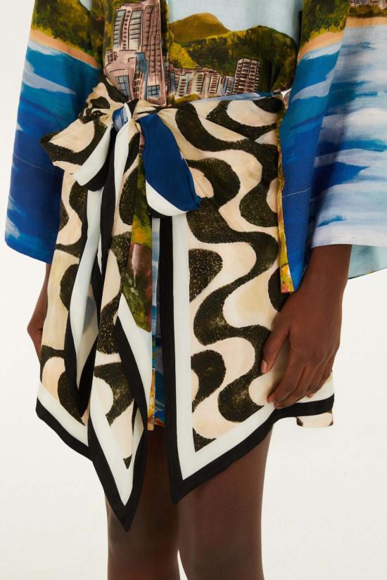  팜 리오 비치용품 코파카바나 비치 L/S 기모노 코파카바나 비치 멀티 - FARM RIO