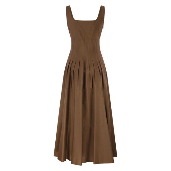 26SS 막스마라 스튜디오 미디 원피스 2616221022600 BROWN - MAX MARA STUDIO