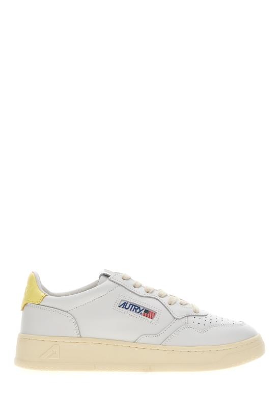 26SS 오트리 메달리스트 로우 스니커즈 AULWLL09 WHITELEMONMERINGUE WHITE LEMON MERINGUE