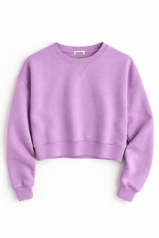  아셀 스웨터 애셔 카메론 Ls 풀오버 브라이트 오키드