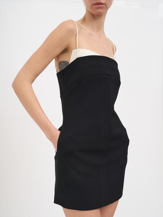 26SS 엔타이어 스튜디오 숏 원피스 NESSS26DR010160015 Black - ENTIRE STUDIOS