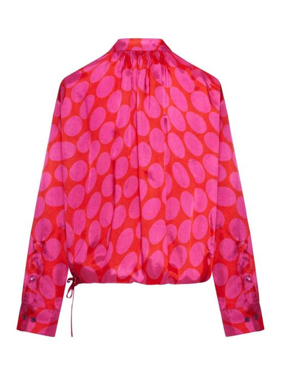 26SS 드리스 반 노튼 블라우스 2610107443017 FUCHSIA 304 - DRIES VAN NOTEN