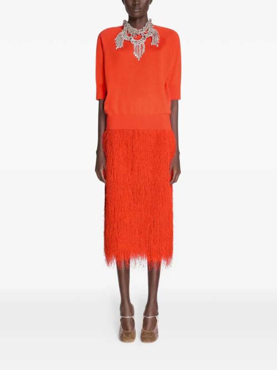 26SS 드리스 반 노튼 스커트 2610108603038 RED 352 - DRIES VAN NOTEN