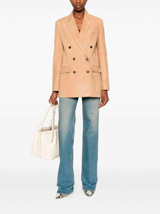 26SS 딸리아토레 가죽 자켓 JOSIEPECHE260126E242 Brown - TAGLIATORE