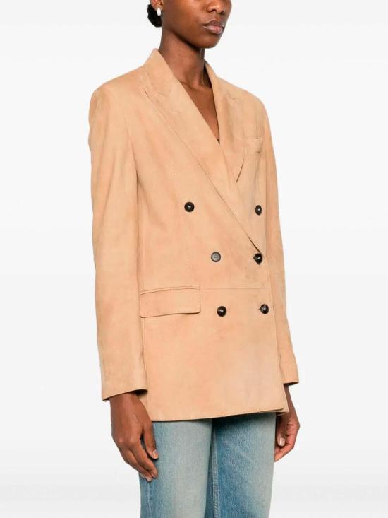 26SS 딸리아토레 가죽 자켓 JOSIEPECHE260126E242 Brown - TAGLIATORE