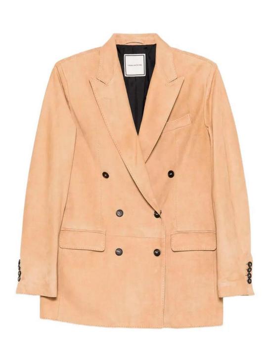 26SS 딸리아토레 가죽 자켓 JOSIEPECHE260126E242 Brown