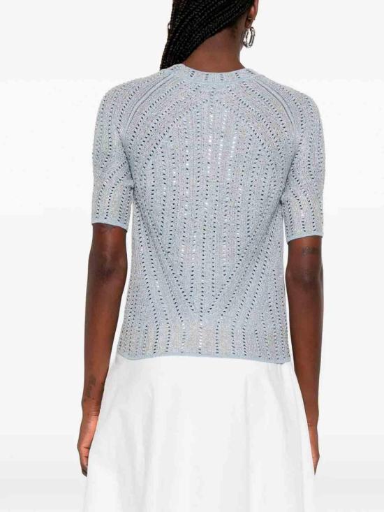 26SS 에르마노 설비노 반팔 티셔츠 D485L319CTXAJD4807 Grey - ERMANNO SCERVINO