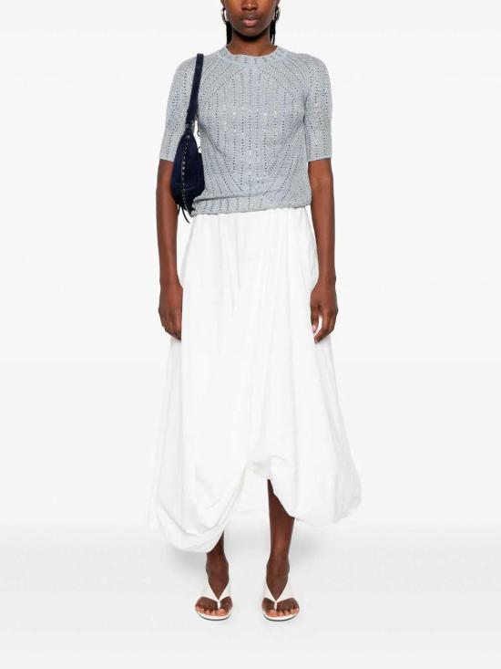 26SS 에르마노 설비노 반팔 티셔츠 D485L319CTXAJD4807 Grey - ERMANNO SCERVINO