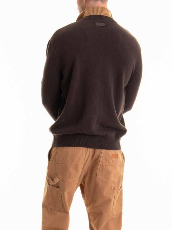 25FW 모스키노 스웨터 092770021102 Brown - MOSCHINO