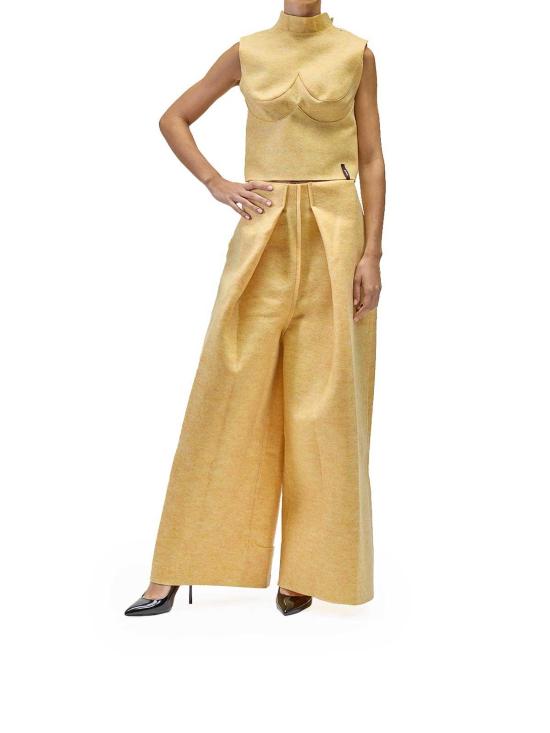 25FW 써네이 팬츠 RTWMBOT0488339 Gold - SUNNEI