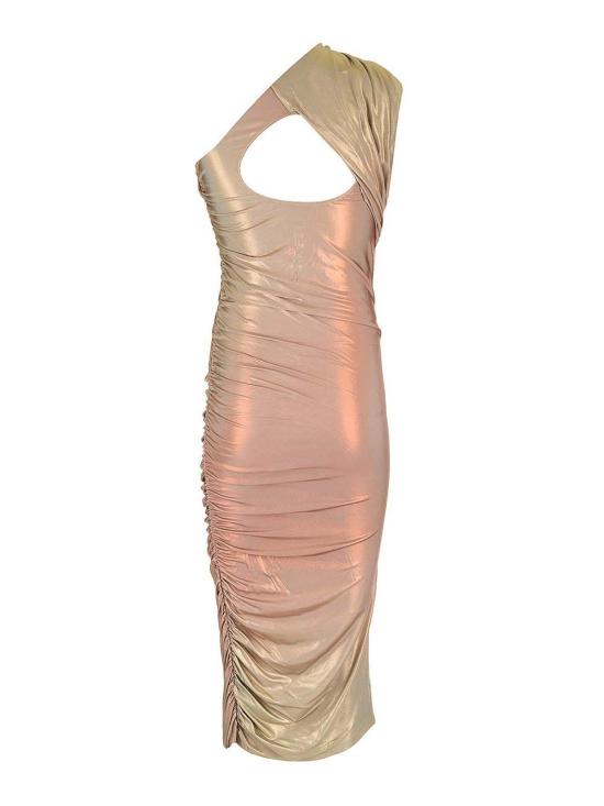  릭 오웬스 미디 스커트 LI01D6526GVIDEG123D Pink - RICK OWENS