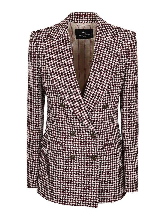  에트로 자켓 WRCA001099TJD62S9800 Burgundy