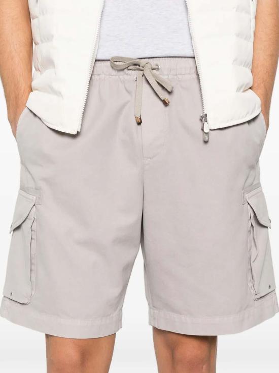 26SS 브루넬로 쿠치넬리 숏팬츠 M252DU0025C6035 Beige - BRUNELLO CUCINELLI