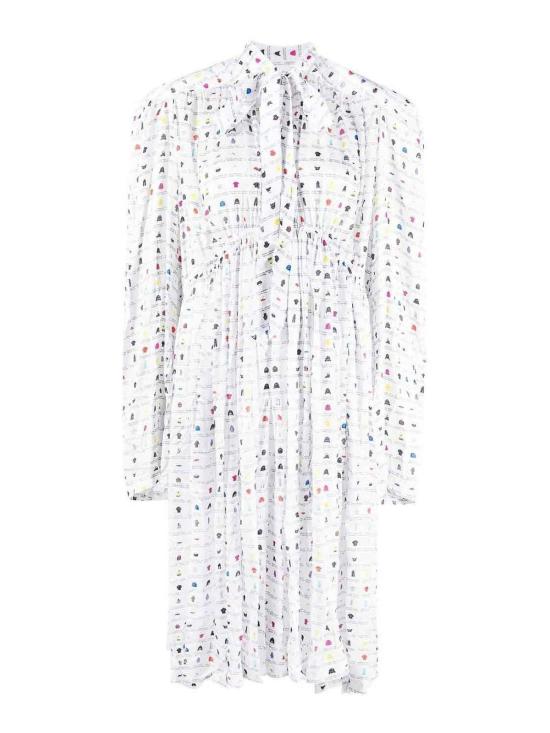  발렌시아가 미디 스커트 680795TLL119000 White - BALENCIAGA