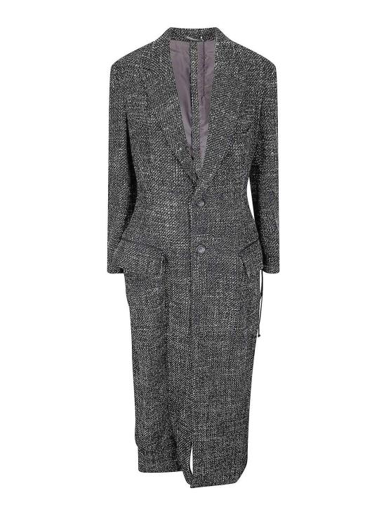 25FW 요지 야마모토 롱 스커트 FLC621031 Grey