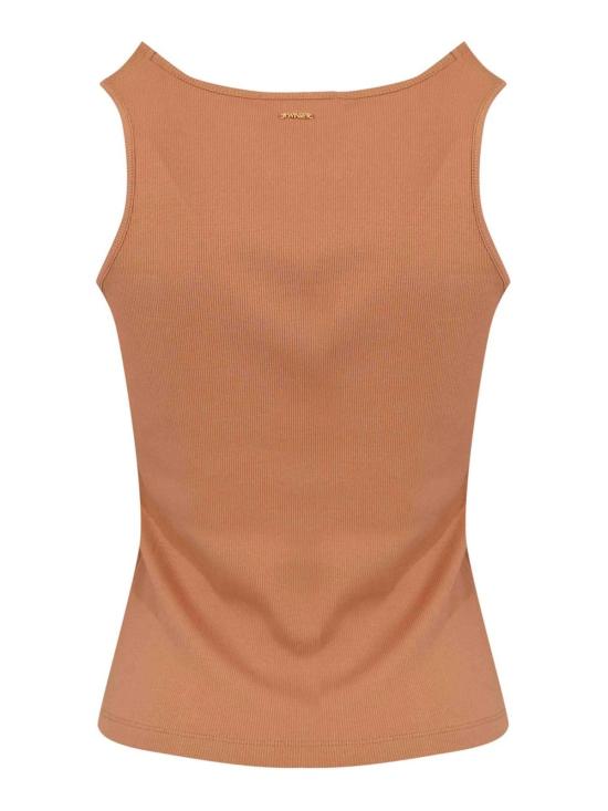 26SS 트윈셋 민소매 티셔츠 261TP209013168 Orange - TWINSET