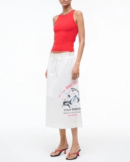  스타우드 롱 스커트 스토드 쇼어  오브 더 퍼시픽 - STAUD