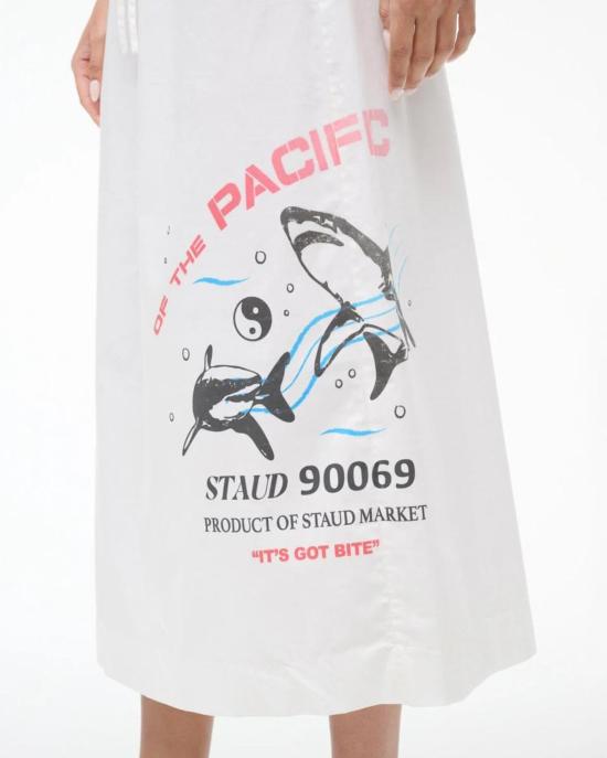  스타우드 롱 스커트 스토드 쇼어  오브 더 퍼시픽 - STAUD