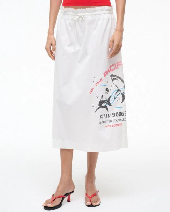  스타우드 롱 스커트 스토드 쇼어  오브 더 퍼시픽 - STAUD