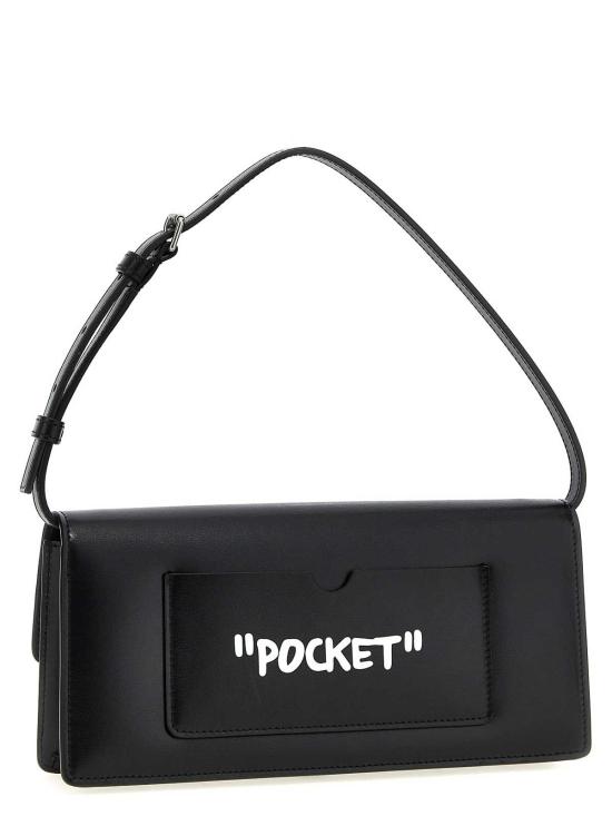 25SS 오프화이트 크로스백 OWNN172C99LEA00210011001 Black - OFF WHITE