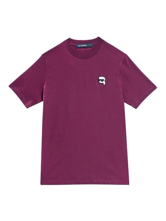 26SS 칼라거펠트 반팔 티셔츠 755710554224380 Purple