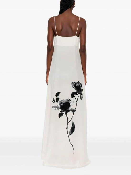 26SS 에르마노 설비노 미디 원피스 D482Q358YBQS4825 White - ERMANNO SCERVINO