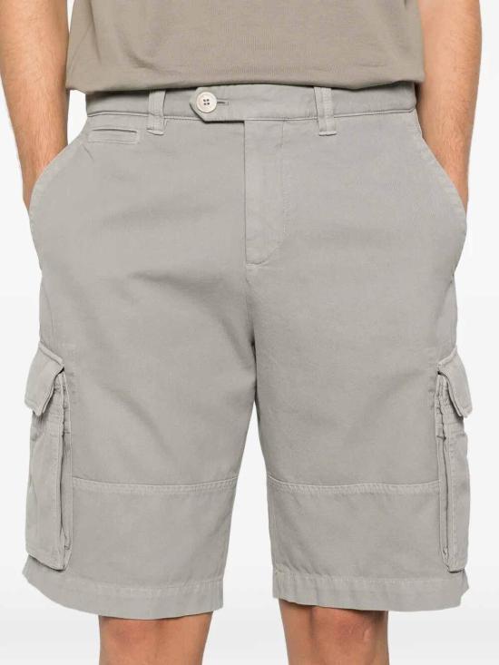 26SS 브루넬로 쿠치넬리 숏팬츠 M252DL0510C6018 Beige - BRUNELLO CUCINELLI