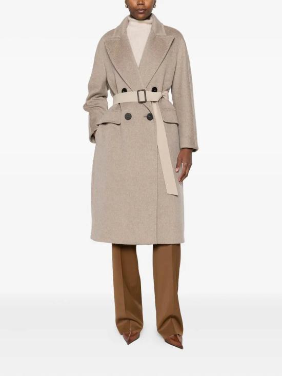 25FW 막스마라 미디 스커트 210E13 Beige - MAX MARA