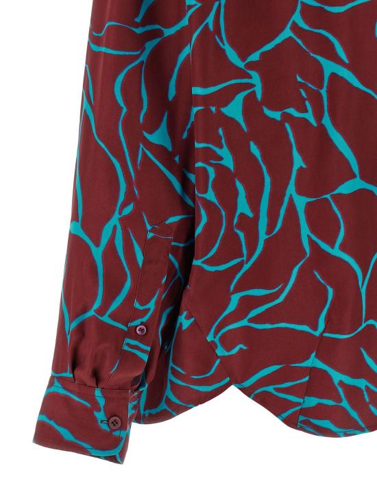  드리스 반 노튼 블라우스 Dries Van Noten Casia 셔츠 보르도 - DRIES VAN NOTEN