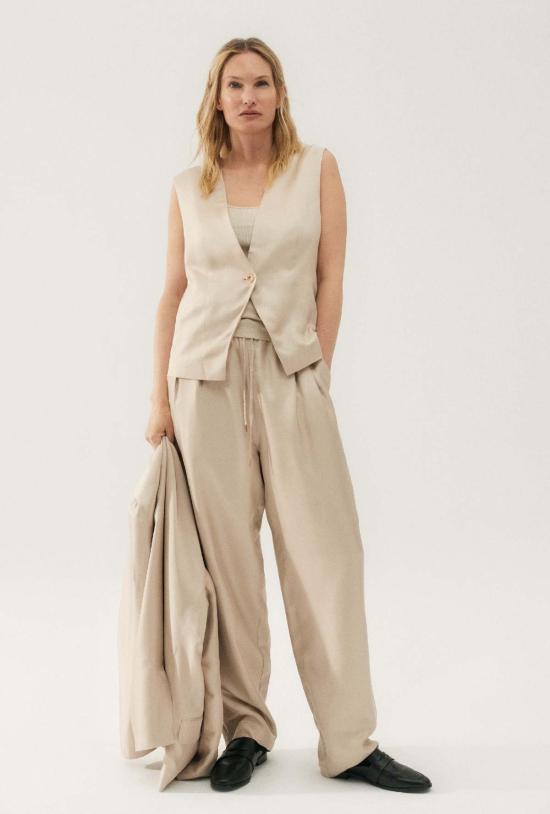  실크 런드리 베스트 실크런드리 / Silklaundry.Com 트윌 슬라우치  헤이즐넛 - SILK LAUNDRY