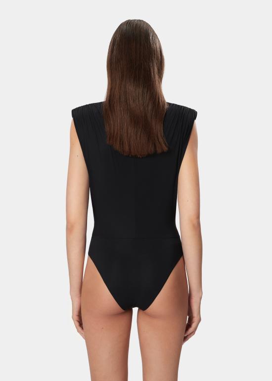 26SS 아마주인 바디수트 티셔츠 12NIKUDB DEEPBLACK Nero - AMAZUIN